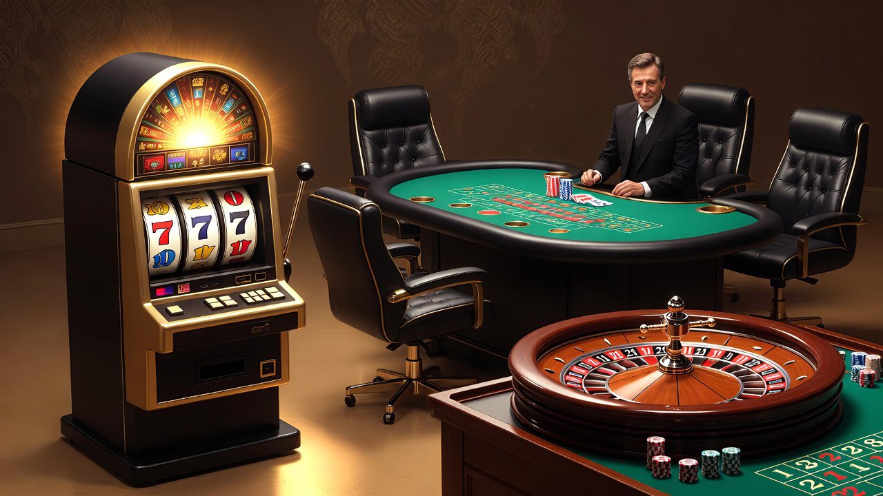 The main types of online casino games beginners can try